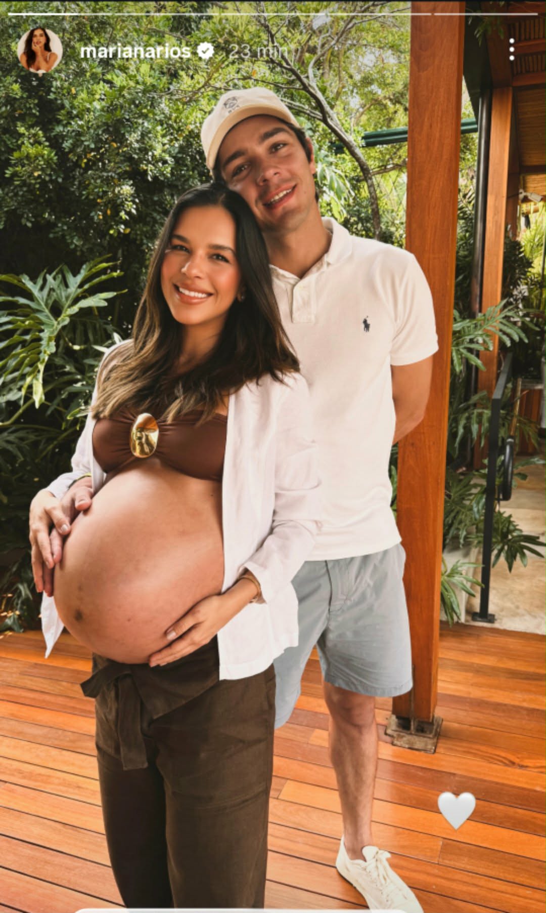 Mariana Rios mostra barriga na reta final da gestação