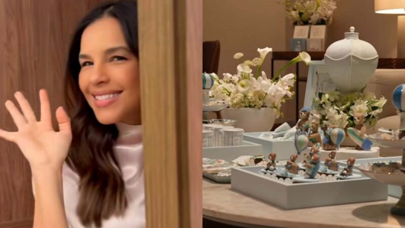 Mariana Rios impressiona ao mostrar quarto e lembrancinhas da maternidade