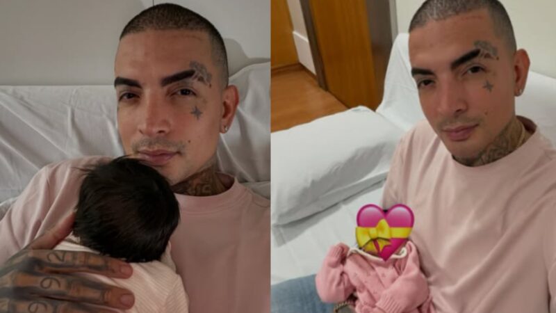 MC Guimê e filha - Fotos: Reprodução/Instagram