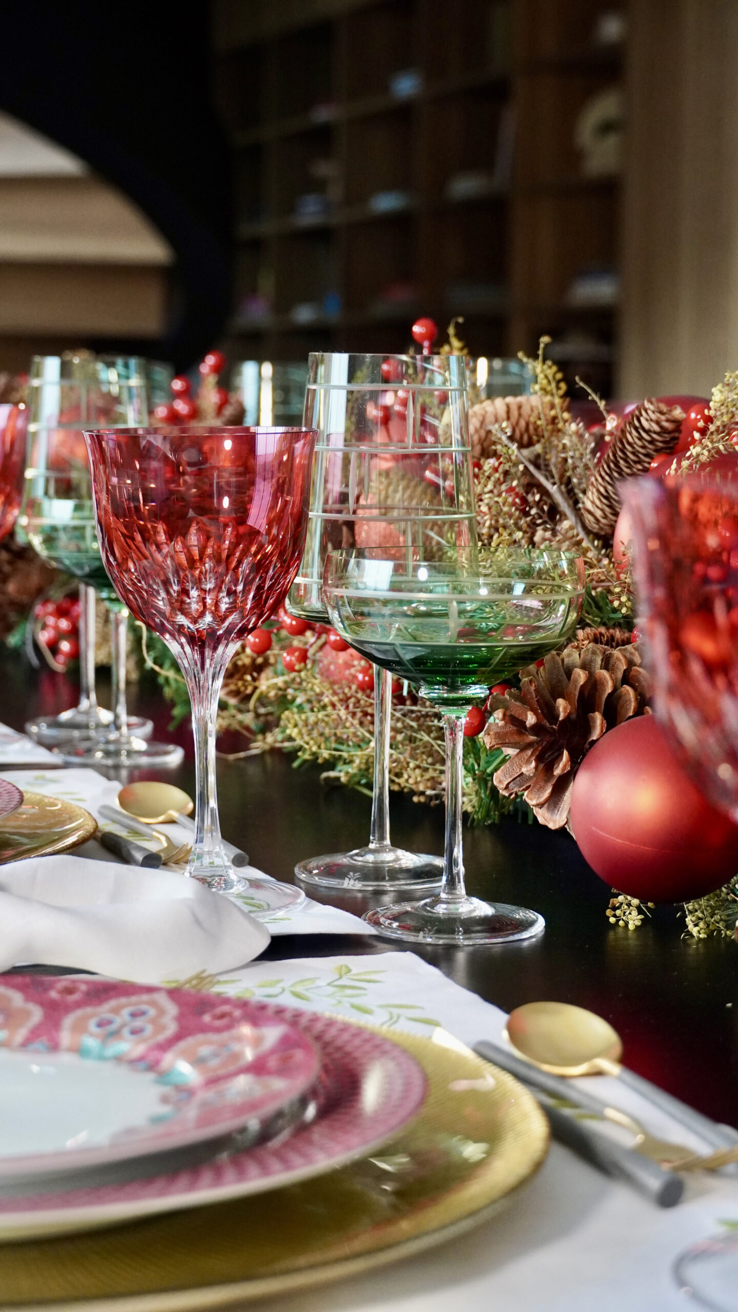 Claudia Raia mostra a decoração de sua mesa para o Natal - Foto: Divulgação