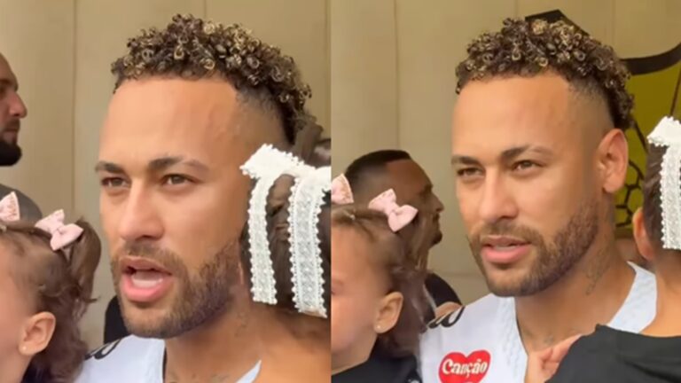 Filhas de Neymar roubam a cena no estádio em dia marcante para o pai
