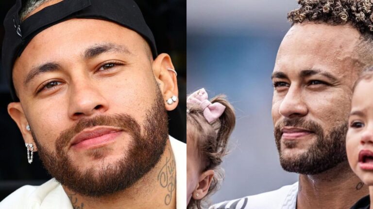 Neymar Jr exibe foto inédita com as duas filhas, Mavie e Helena