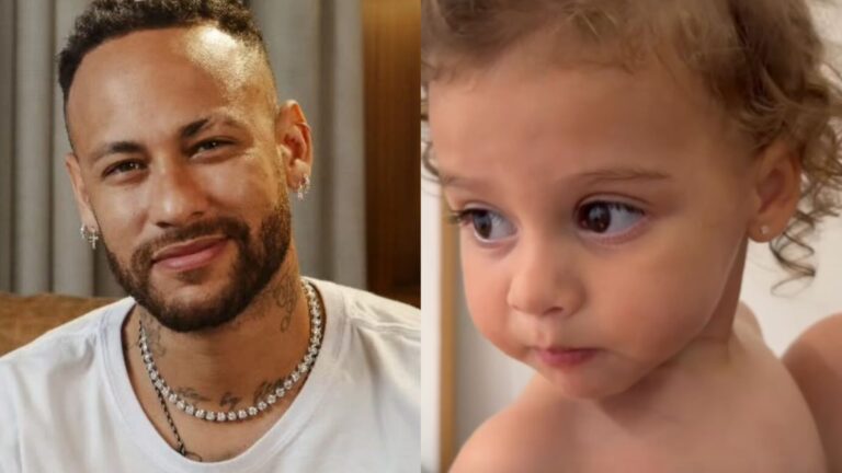 Neymar Jr se derrete com vídeo da filha, Helena, falando ‘papai’; confira