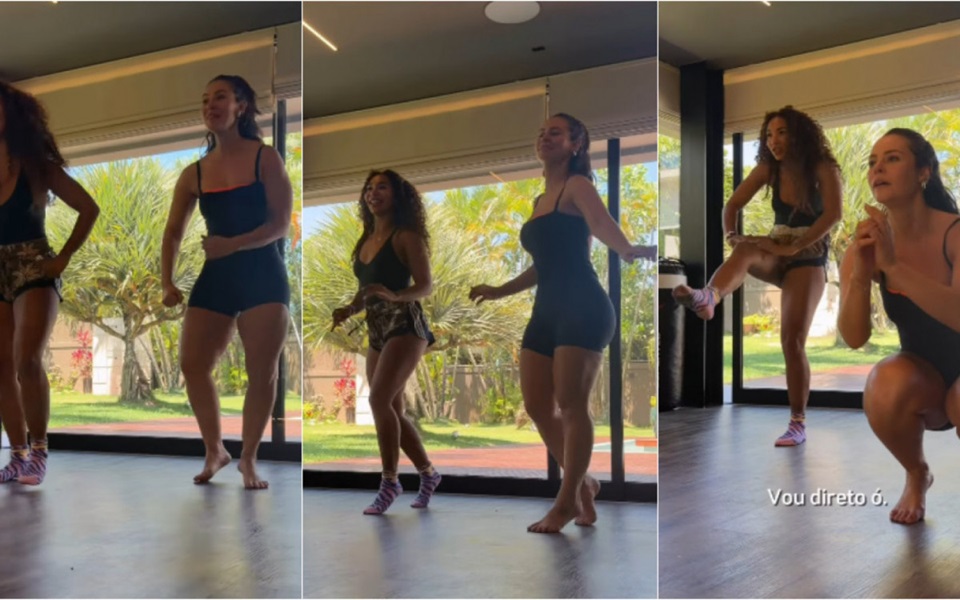 Paolla Oliveira e Aline Maia — Foto: Reprodução/Instagram