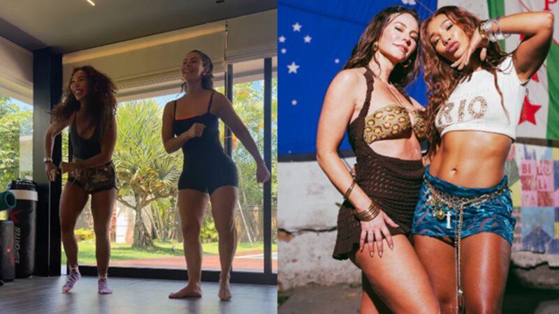 Paolla Oliveira e Aline Maia — Foto: Reprodução/Instagram