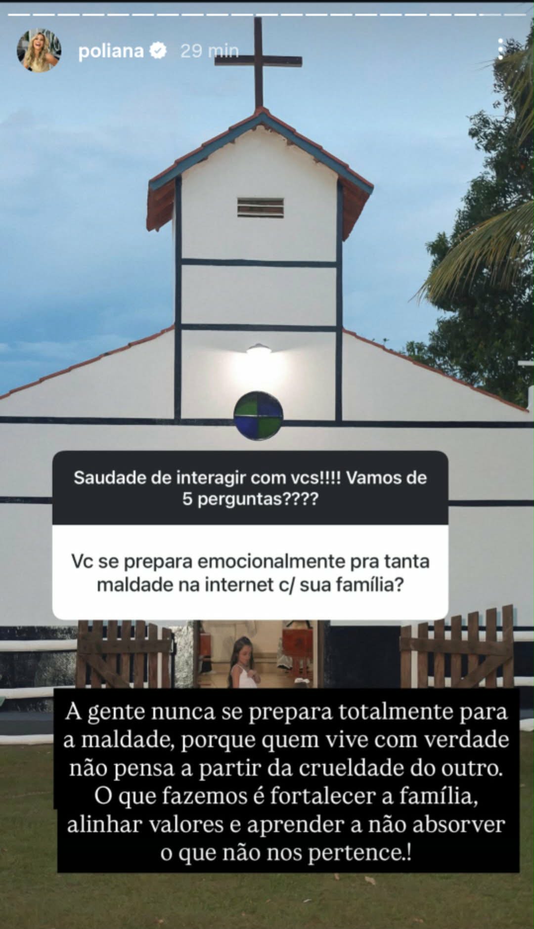 Poliana Rocha fala como lida com a maldade na internet