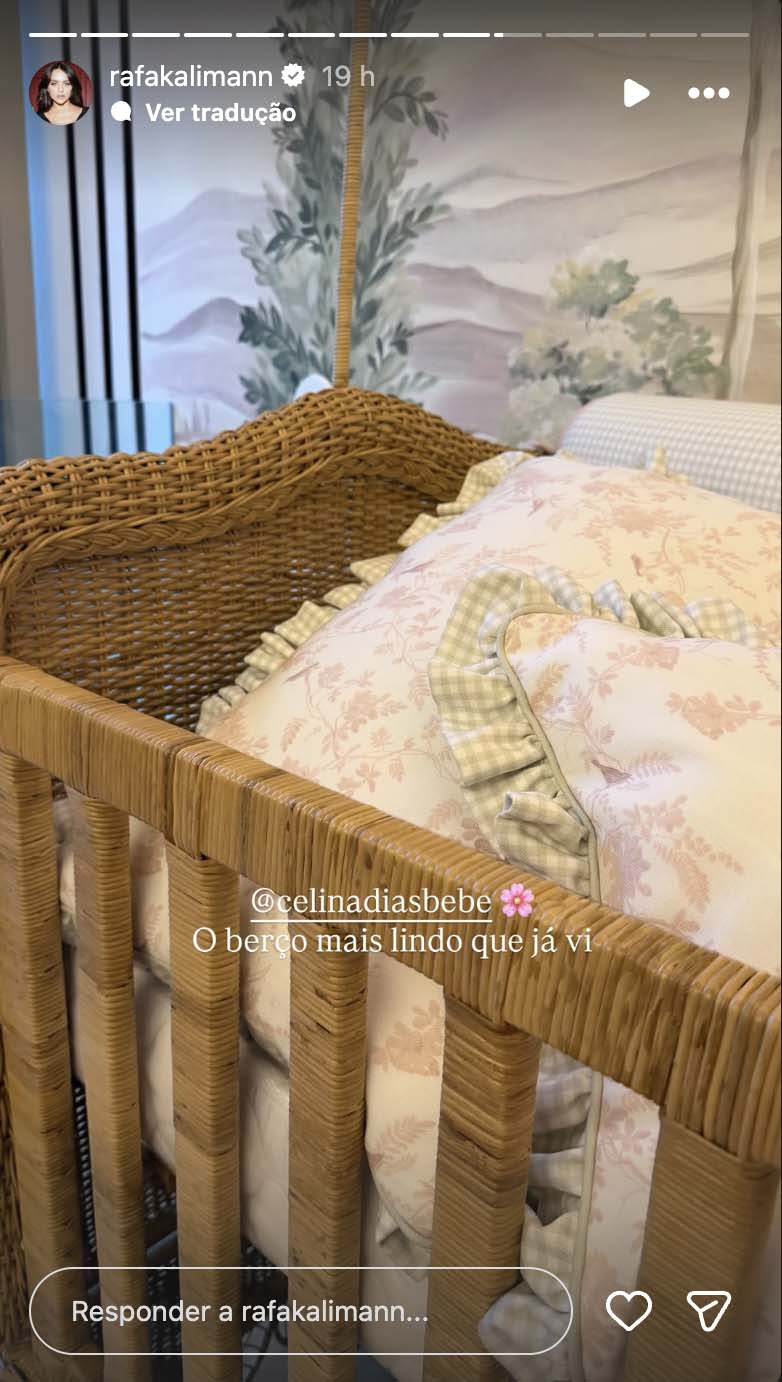 Rafa Kalimann mostra detalhe do quarto da filha - Foto: Reprodução / Instagram