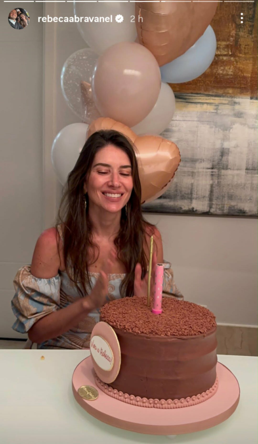 Rebeca Abravanel mostra comemoração de seu aniversário - Foto: @rebecaabravanel