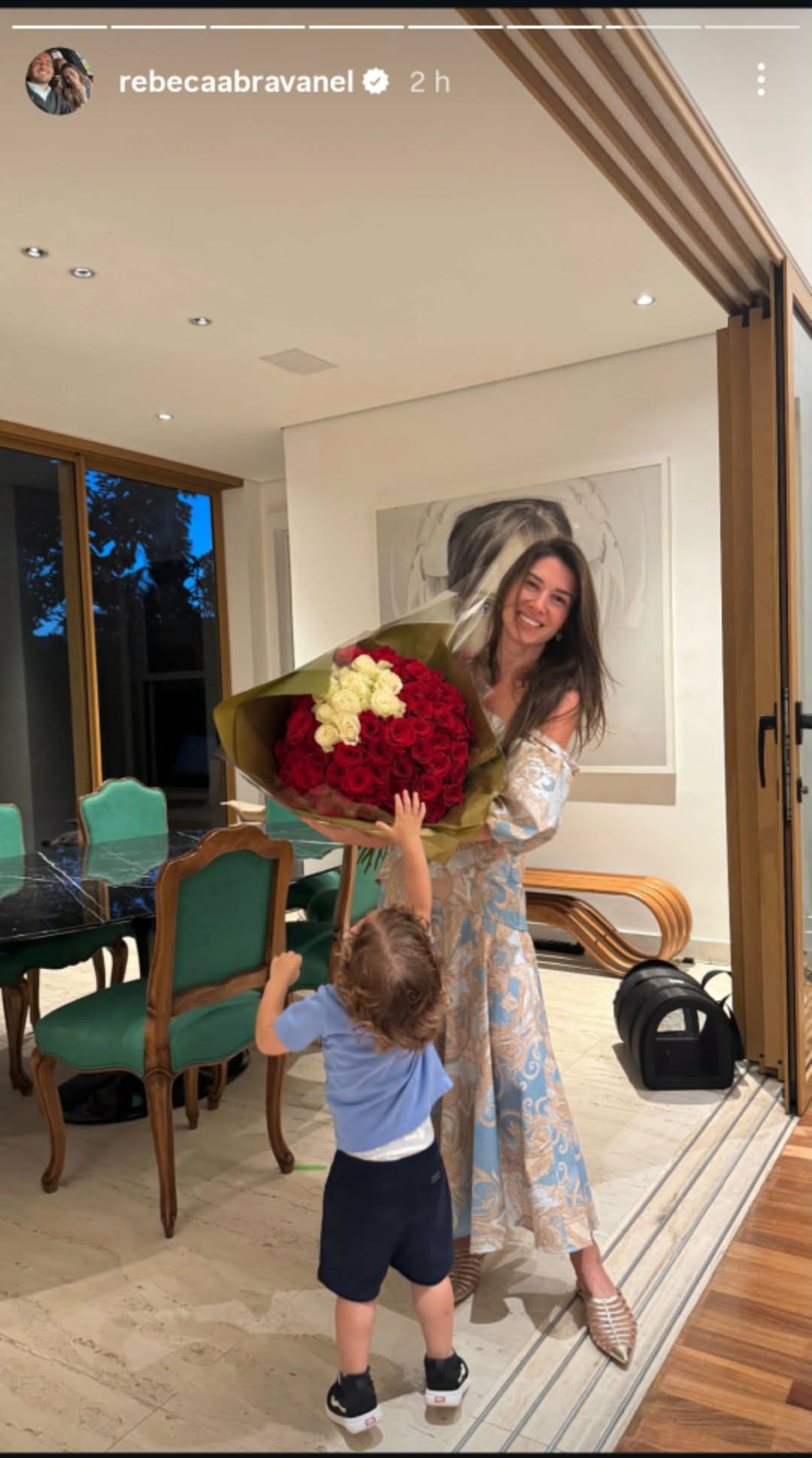 Rebeca Abravanel mostra comemoração de seu aniversário