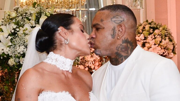Casou! Veja as fotos do casamento de Rodriguinho e Bruna Amaral em SP