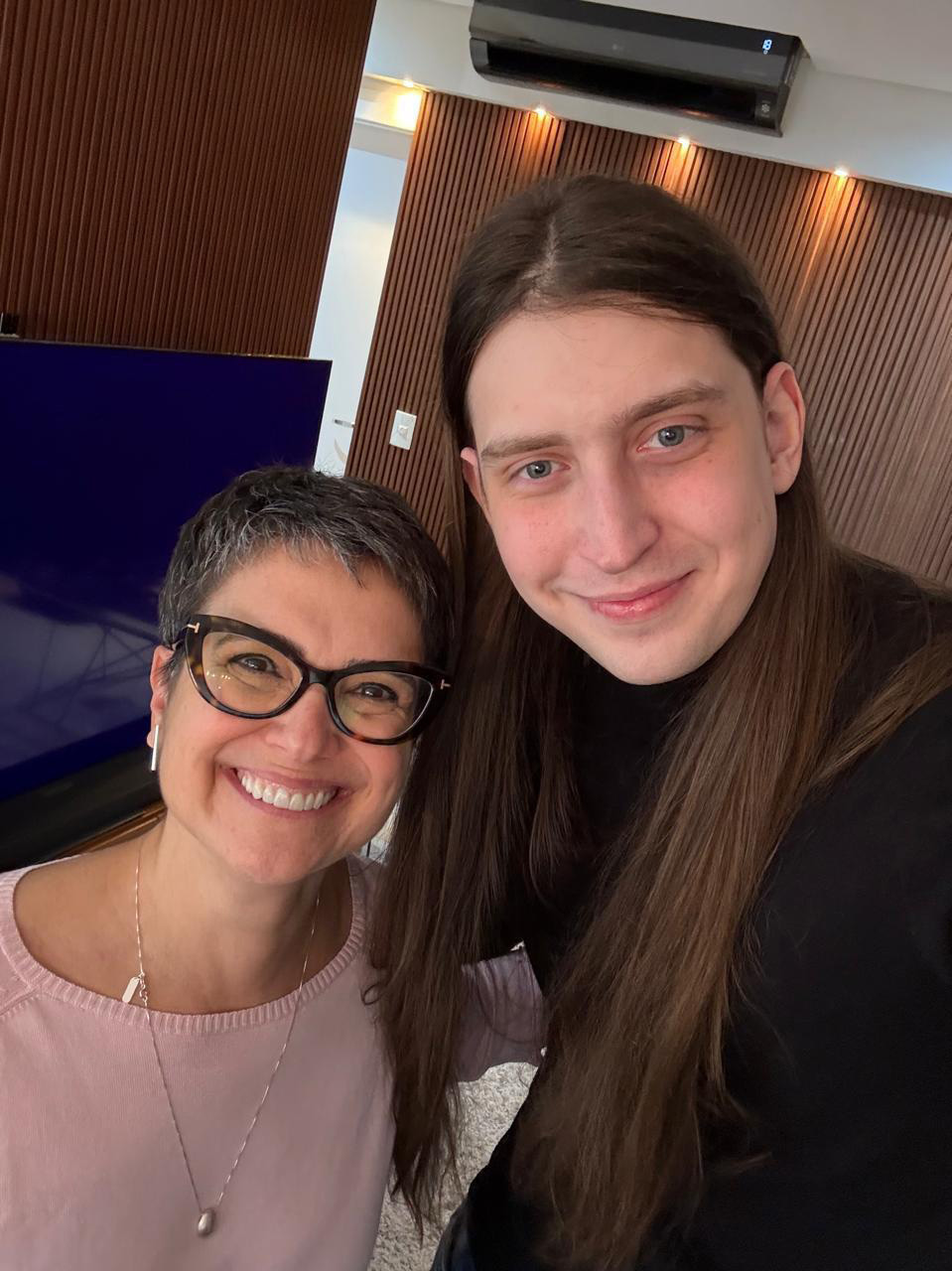 Sandra Annenberg e Felca - Foto: Globo/Divulgação