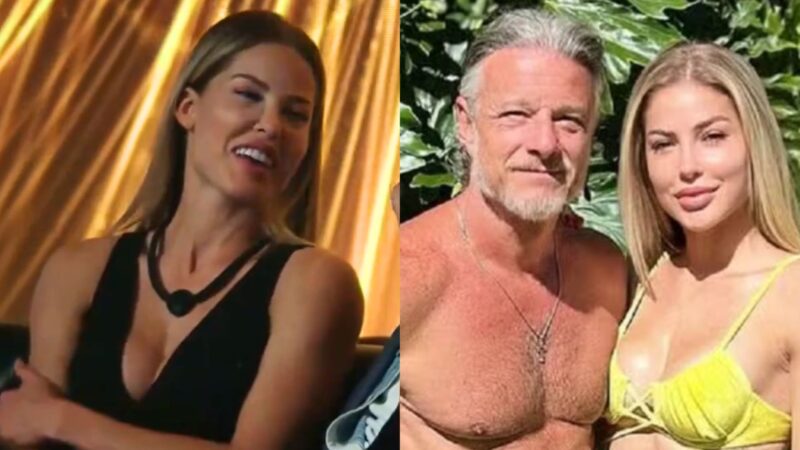 Saory é ex-namorada do ator Marcello Novaes - Foto: Reprodução / Record TV / Instagram