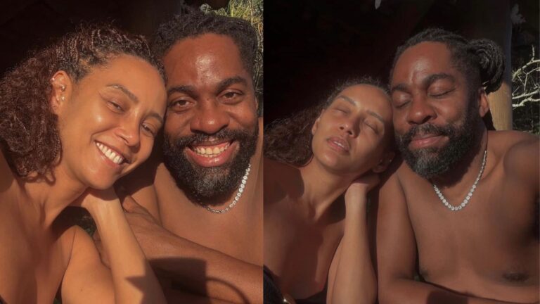 Taís Araujo aproveita férias com Lázaro Ramos