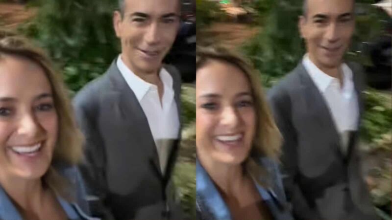 César Tralli mostra presente de aniversário de casamento que recebeu de Ticiane Pinheiro