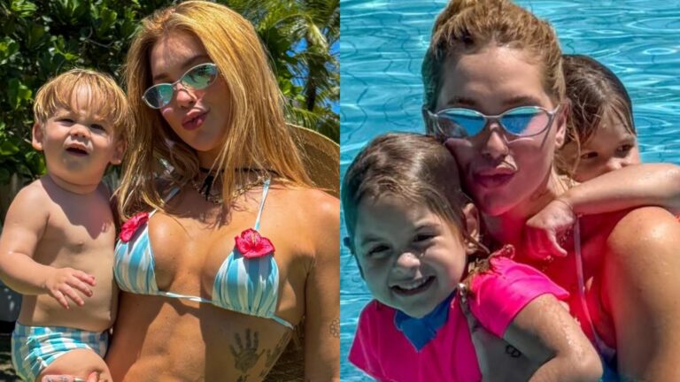 Virginia Fonseca curte momento de lazer com os filhos na Bahia; veja