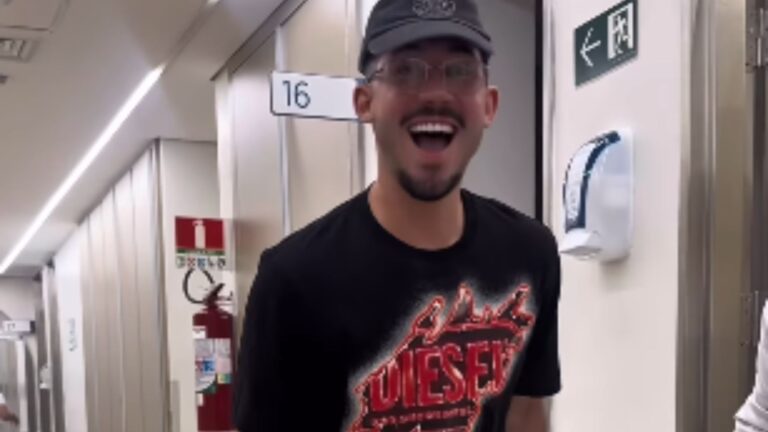 Vittor Fernando celebra sua recuperação