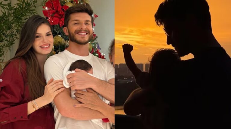 Camila Queiroz é sincera ao ver vídeo de Klebber Toledo com a filha; veja o que ela disse!
