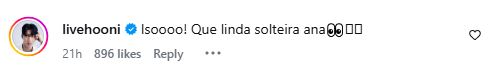 Comentário de Sunghoon Jang - Foto: Reprodução / Instagram