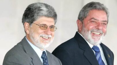 Celso Amorim e Lula no primeiro governo do presidente - Foto: Divulgação/Roberto Stuckert Filho