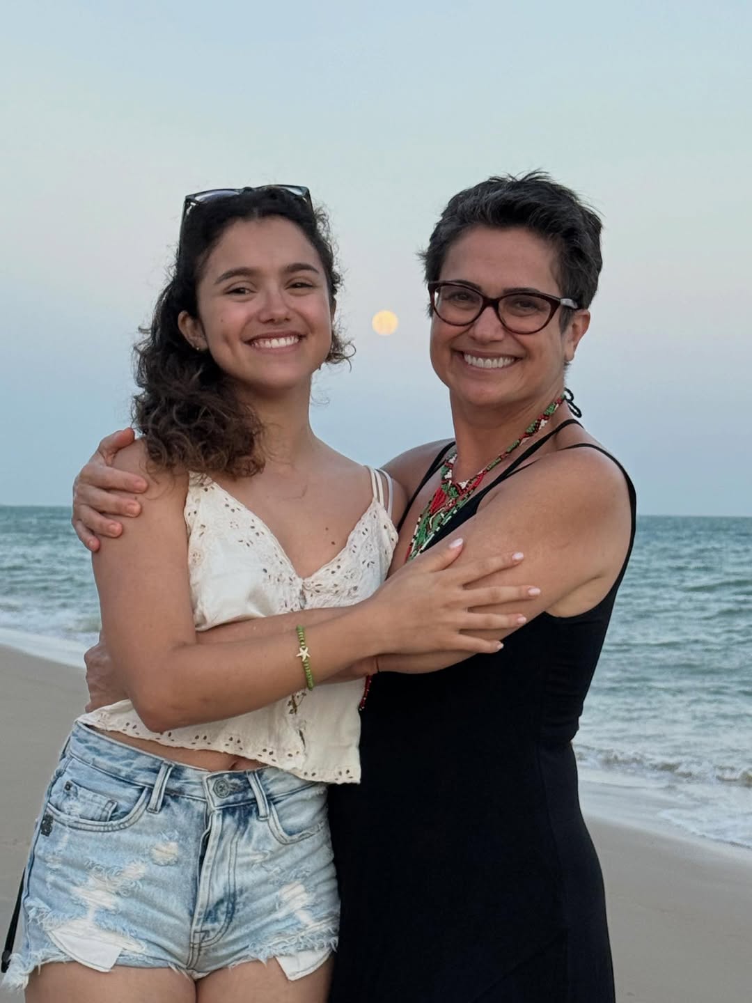 Sandra Annenberg com a filha, Elisa Annenberg-Paglia— Foto: reprodução/Instagram