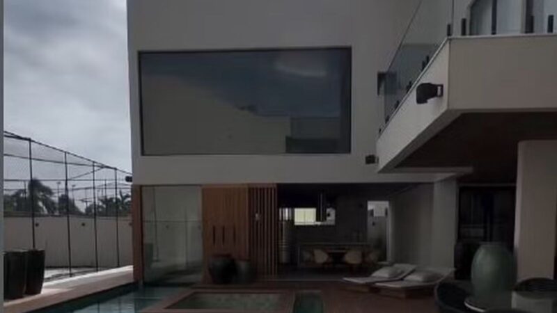 Lucas Paquetá constrói mansão na Barra da Tijuca — Foto: Studio Lucio Nocito/ Reprodução/Instagram