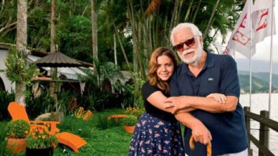 Manoel Carlos ao lado da neta Sofia na Ilha de CARAS em 2014 - Foto: Cadu Pilotto/Arquivo CARAS Brasil