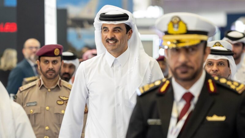 Sheikh Tamim bin Hamad Al Thani durante a inauguração da 9ª DIMDEX no Qatar - Foto: Divulgação/Dimdex