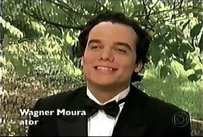 Wagner Moura grava vídeo exibido no 'BBB 5' — Foto: reprodução/ jornal Extra