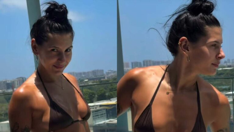 Recuperada após diagnóstico, Ana Castela exibe shape impressionante na piscina