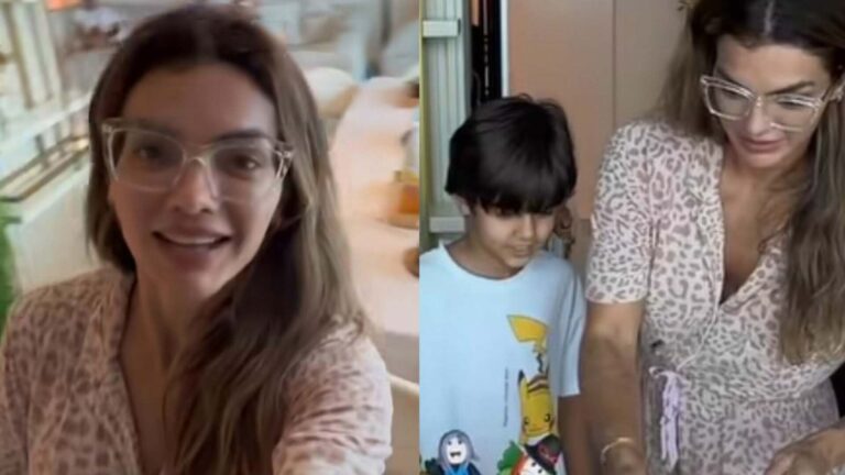 Kelly Key chega a tempo do aniversário do filho caçula: ‘Nunca perder o essencial’
