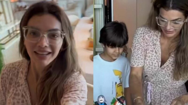 Kelly Key comemora aniversário do filho