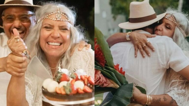 Marido de Astrid Fontenelle mostra fotos comemorando 16 anos de casamento com a apresentadora