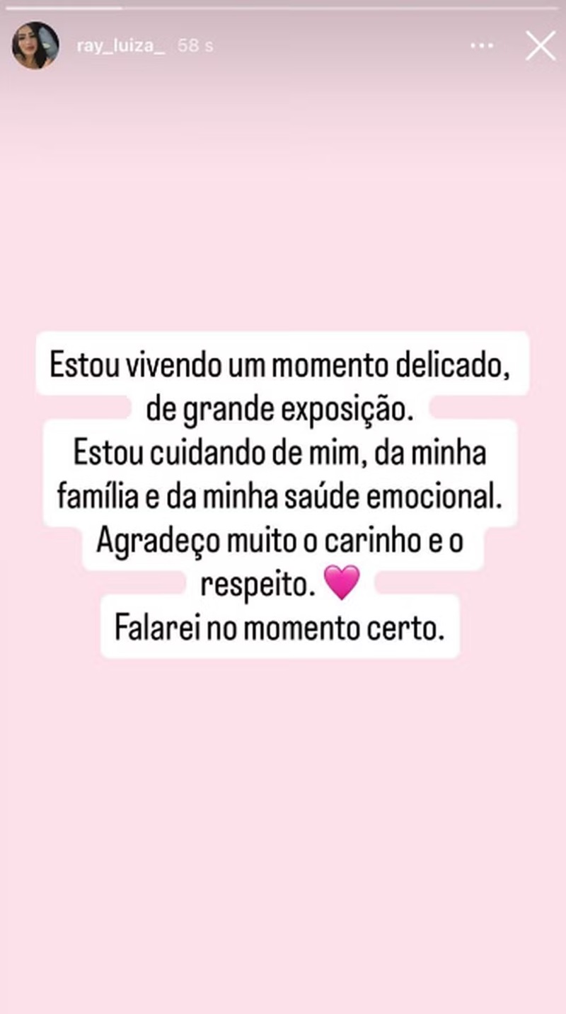 Post da esposa de Pedro — Foto: Reprodução: Instagram