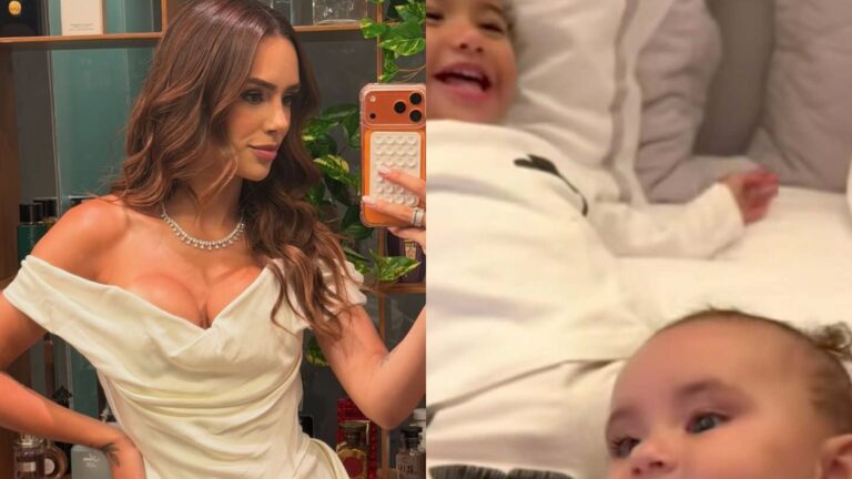 Bruna Biancardi divide momento fofo entre Mavie e Mel