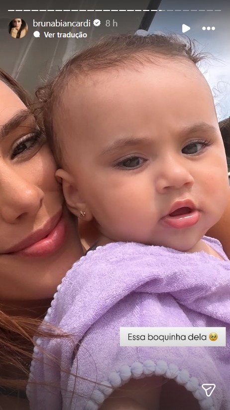 Mel curte passeio de barco com a mãe - Foto: Reprodução / Instagram @brunabiancardi