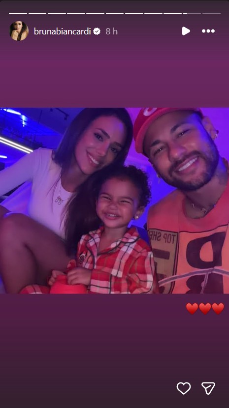 Bruna Biancardi e Neymar Jr são pais de Mavie - Foto: Reprodução / Instagram @brunabiancardi