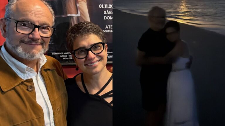 Sandra Annenberg se declara para o marido em post romântico nas redes