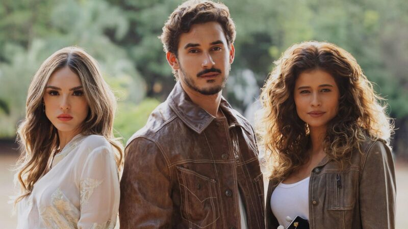 Naiane Sampaio (Isabelle Drummond), João Raul (Filipe Bragança) e Agrado Garcia (Isadora Cruz) - Foto: Globo/Manoella Mello