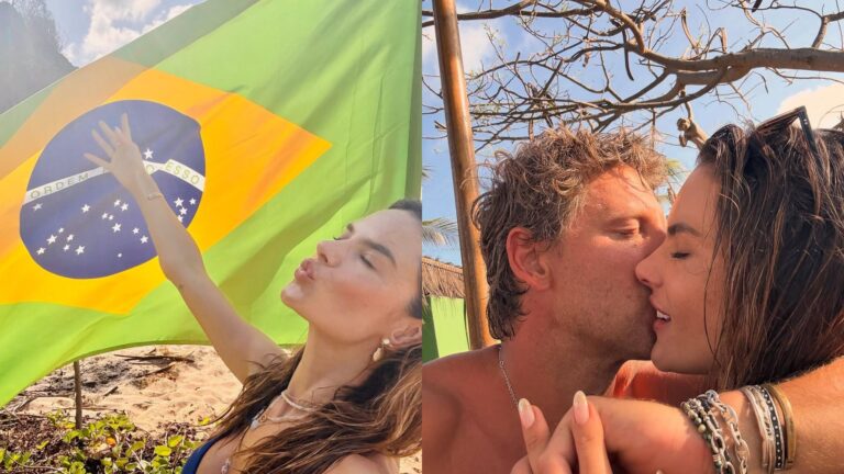 Alessandra Ambrosio se declara ao Brasil em álbum de fotos em Noronha: “Em casa”