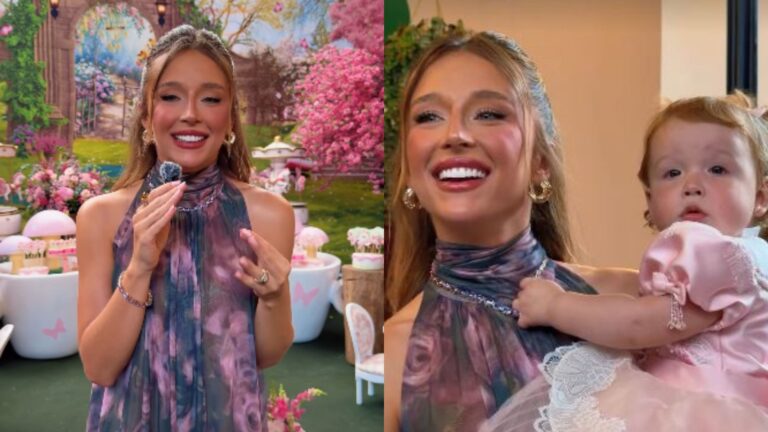 Duda Reis mostra detalhes da festa grandiosa de 1 ano da filha Aurora