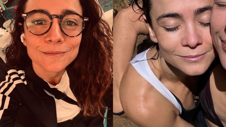 Alice Braga surge em momento raro com a namorada nas redes sociais