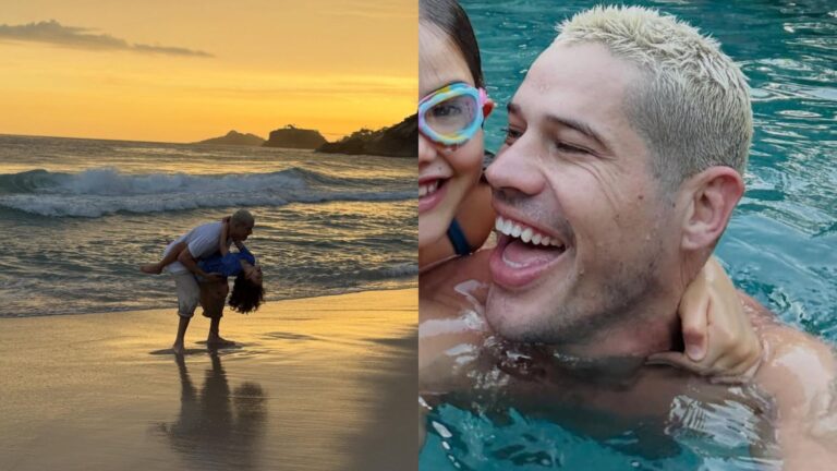 José Loreto abre álbum com momentos ao lado da filha com Débora Nascimento