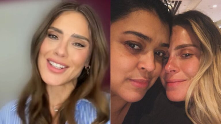 Carolina Dieckmann reflete sobre o diamante feito das cinzas de Preta Gil: “Fico meio”
