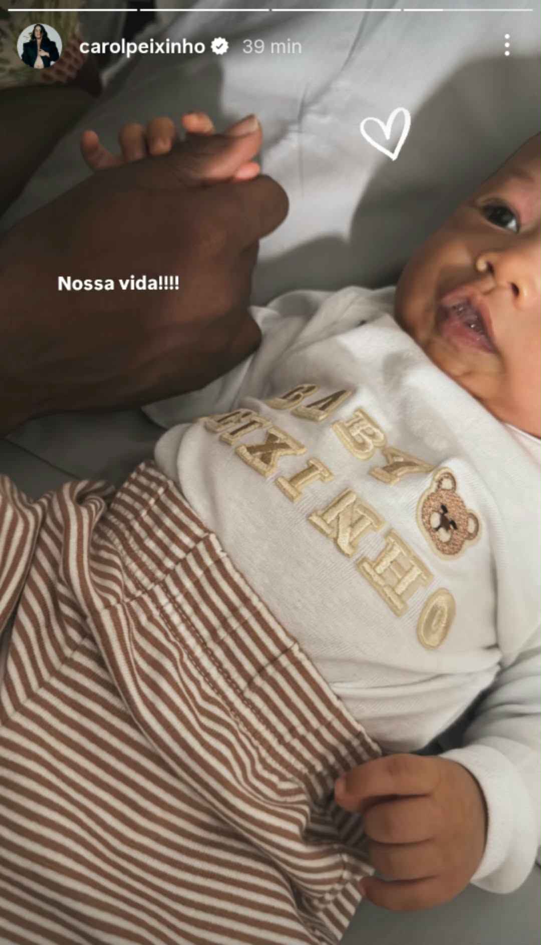 Carol Peixinho mostra momento fofo do filho com Thiaguinho