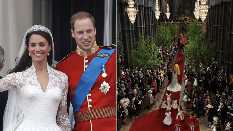 Saiba o que aconteceu com as árvores que decoraram o casamento de William e Kate Middleton