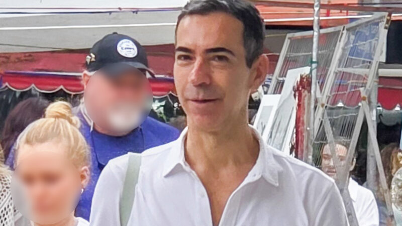 César Tralli curte passeio com a família no RJ - Foto: Dan Delmiro / Agnews