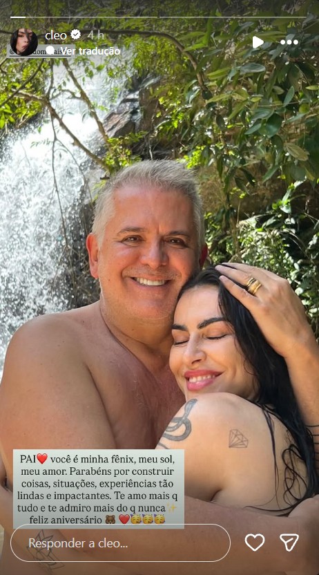 Cleo celebra aniversário de Orlando Morais - Foto: Reprodução/Instagram @cleo