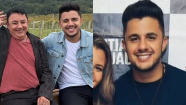 Pai de Cristiano Araújo exibe foto rara do cantor com a irmã gêmea: ‘Significado do amor’