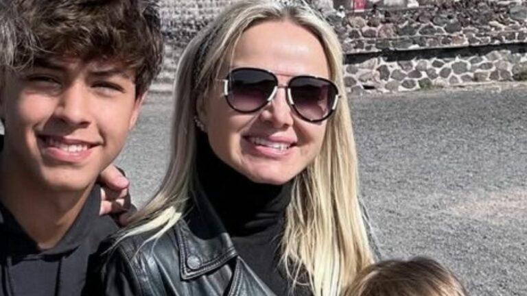 Eliana mostra o marido e os filhos em fotos de viagem: ‘Aproveitando’