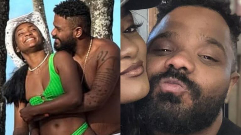 Erika Januza surge em clique apaixonado com o namorado, Arlindinho: ‘Minha’